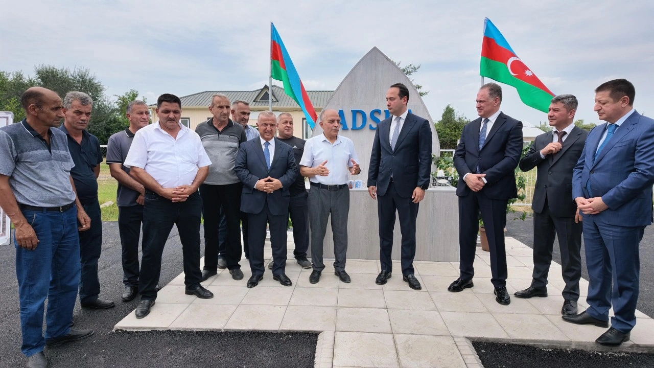 ADSEA daha bir kəndi içməli su ilə təmin edib - FOTOLAR