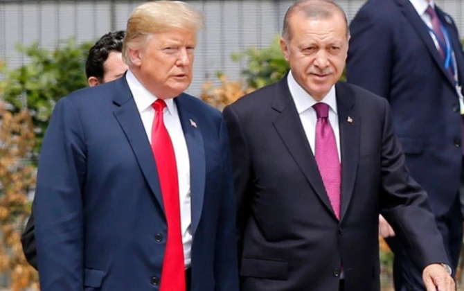 Ərdoğan ilə Tramp arasında telefon danışığı olub