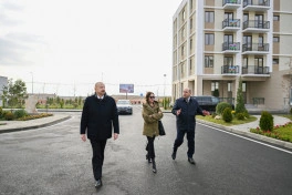 Prezident İlham Əliyev Ağdamda 2-ci yaşayış kompleksinin açılışında iştirak edib - YENİLƏNİB - FOTO