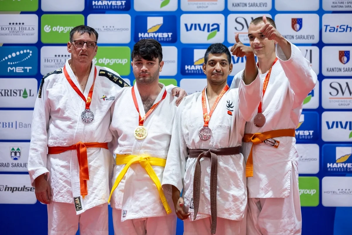 Azərbaycan cüdoçuları Xüsusi Olimpiya Açıq Turnirində 5 medal qazanıblar - FOTOLAR