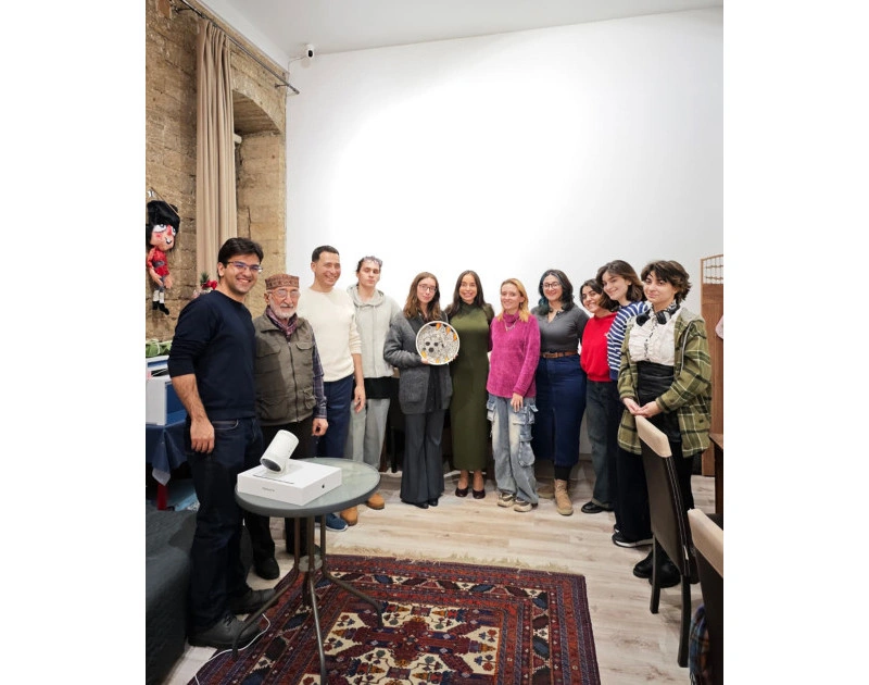 Leyla Əliyeva “ANİMAFİLM Studio”nun qonağı olub - FOTO