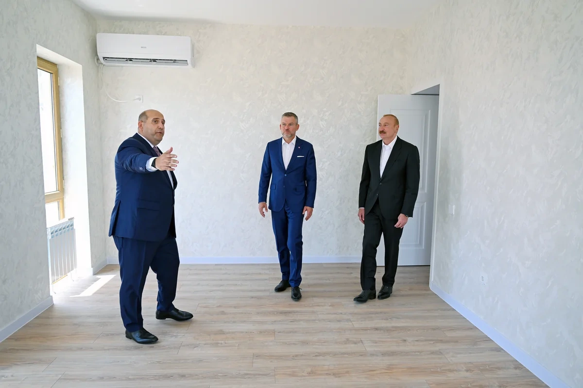Azərbaycan və Slovakiya prezidentləri Baş Qərvənddə - FOTOLAR
