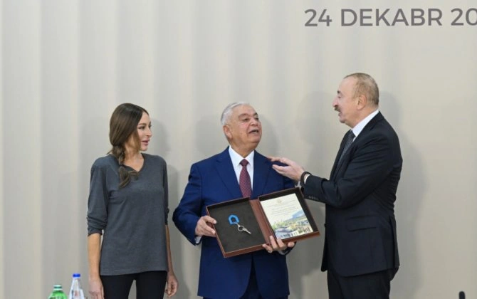 “Balaca Heydər böyüyüb, iki oğlu var” - Prezidentlə Ağdam sakininin MARAQLI DİALOQU