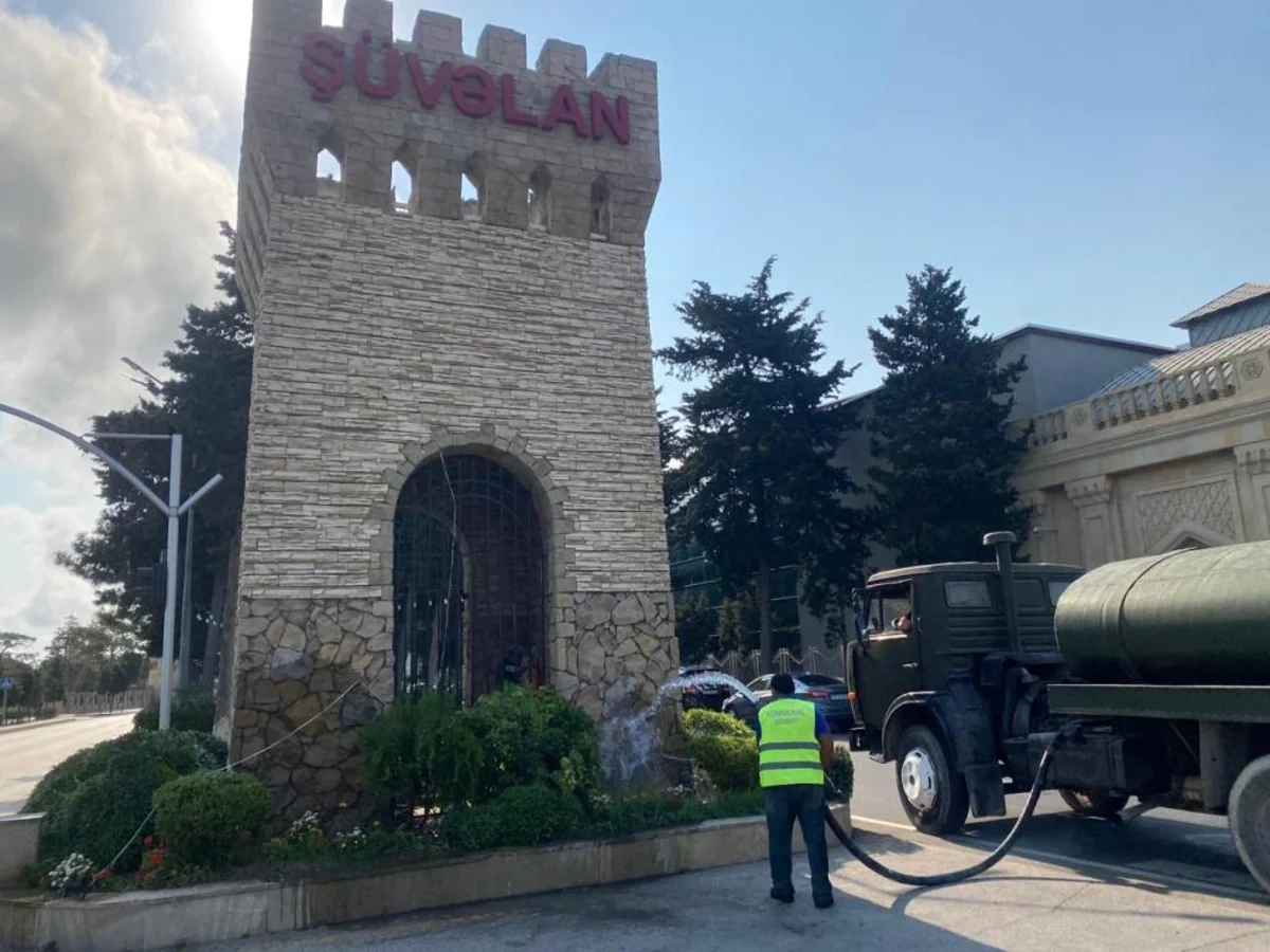 Bugünkü iməcilikdə Bakının 556 küçəsi yuyuldu - FOTO/YENİLƏNİB
