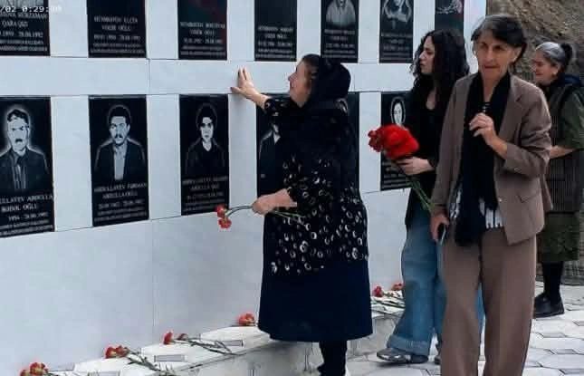 Laçının bu kəndində şəhidlərin xatirə kompleksinin açılışı oldu...-İşğaldan 33 il sonra - FOTOLAR