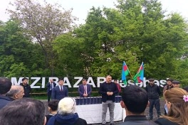 Növbəti köç karvanı Qırmızı Bazar qəsəbəsinə çatıb, açarlar təqdim edilib - FOTO