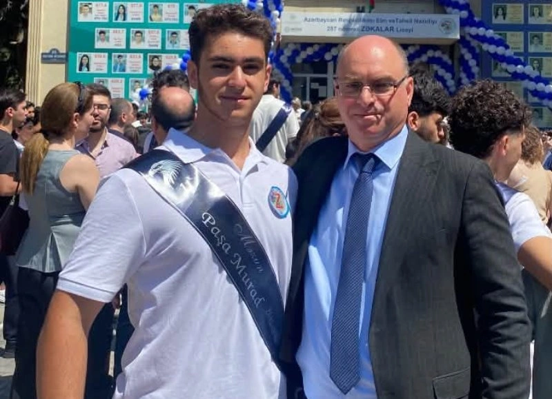 Tələbə adını qazanan jurnalist övladları - FOTO