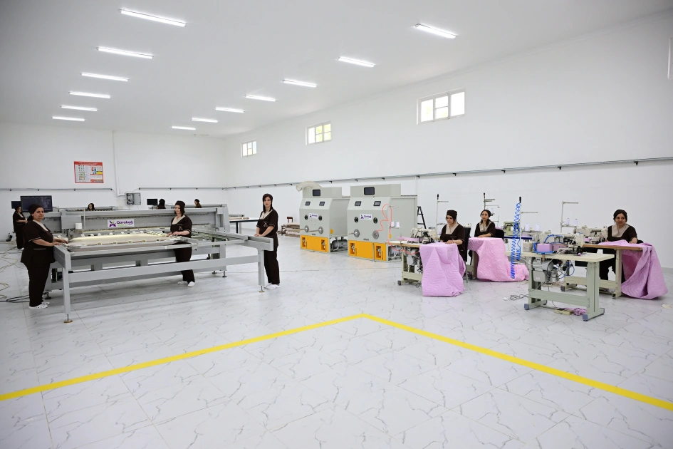 Xocalı şəhərində “Qarabağ Tekstil Evi” MMC istifadəyə verildi - FOTO