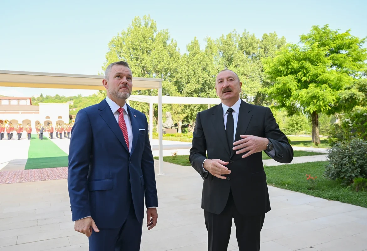 İlham Əliyev Şuşada Peter Pelleqrinini qarşıladı - FOTO