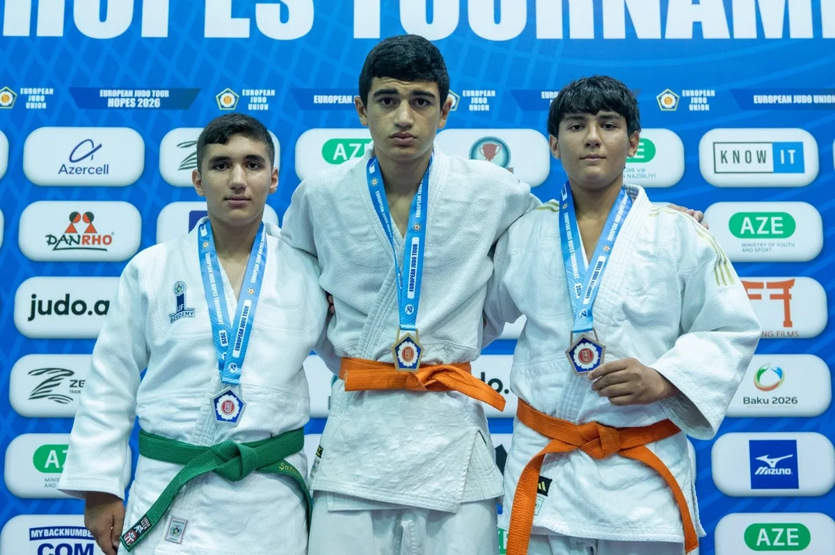Avropa Cüdo Ümidləri Turnirində U-14 yaş kateqoriyasında ilk mükafatçılar müəyyənləşdi - FOTO