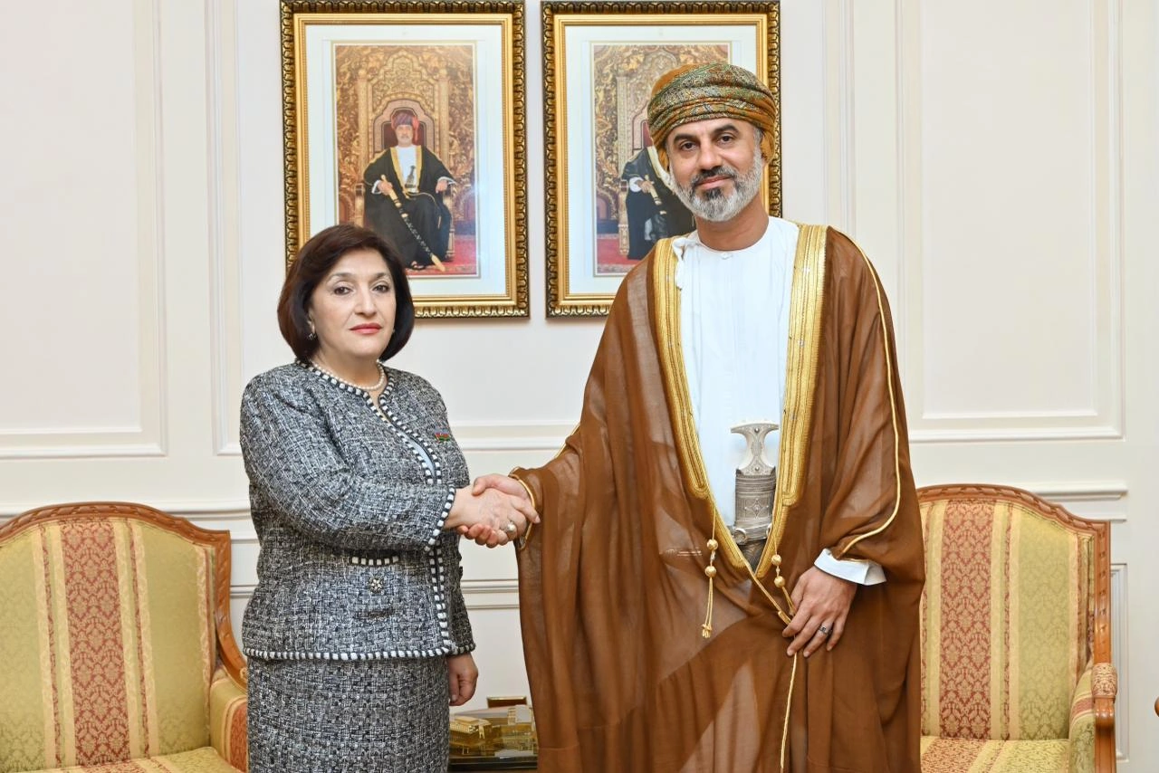 Sahibə Qafarova Oman Şura Məclisinin sədri ilə görüşüb - FOTO
