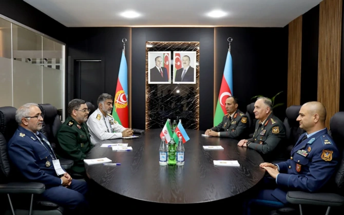 Azərbaycan və İran arasında hərbi sahədə əlaqələr müzakirə edilib