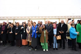 Leyla Əliyeva Türkmənistan milli mətbəxinə həsr olunan sərgidə iştirak edib - FOTO