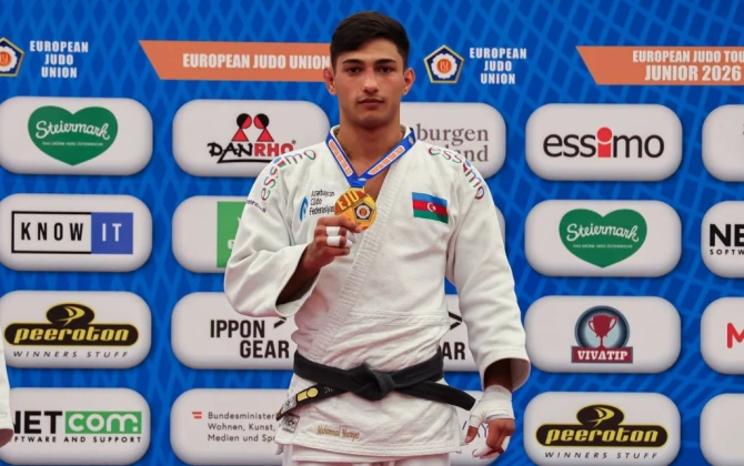 Azərbaycan cüdoçusu Məhəmməd Musayev Avropa Kubokunda qızıl medal qazanıb