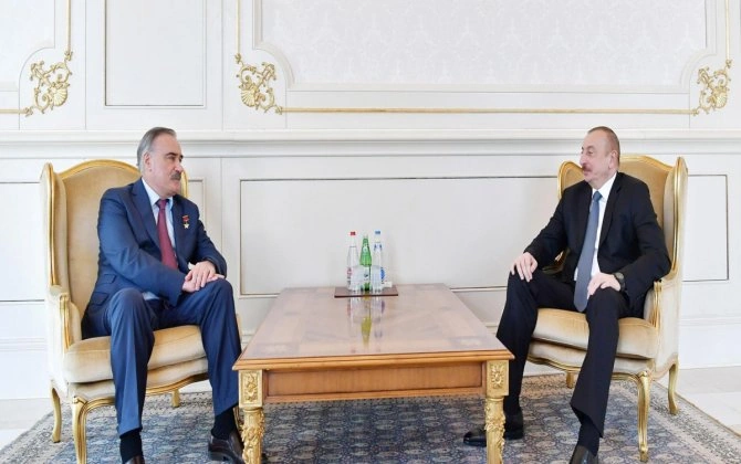 Ruslan Auşev Azərbaycan liderinə təbrik məktubu ünvanlayıb