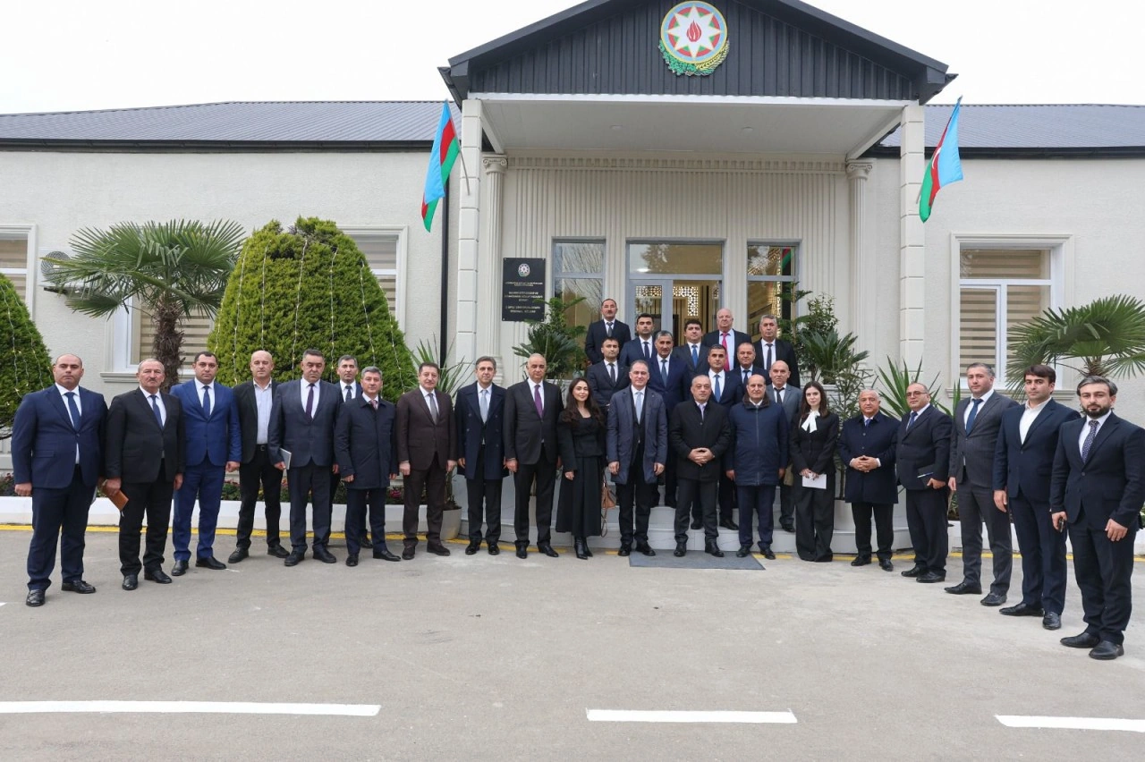 Agentlik sədri Lənkəran-Astara regional bölməsinin yeni binası ilə tanış olub - FOTOLAR