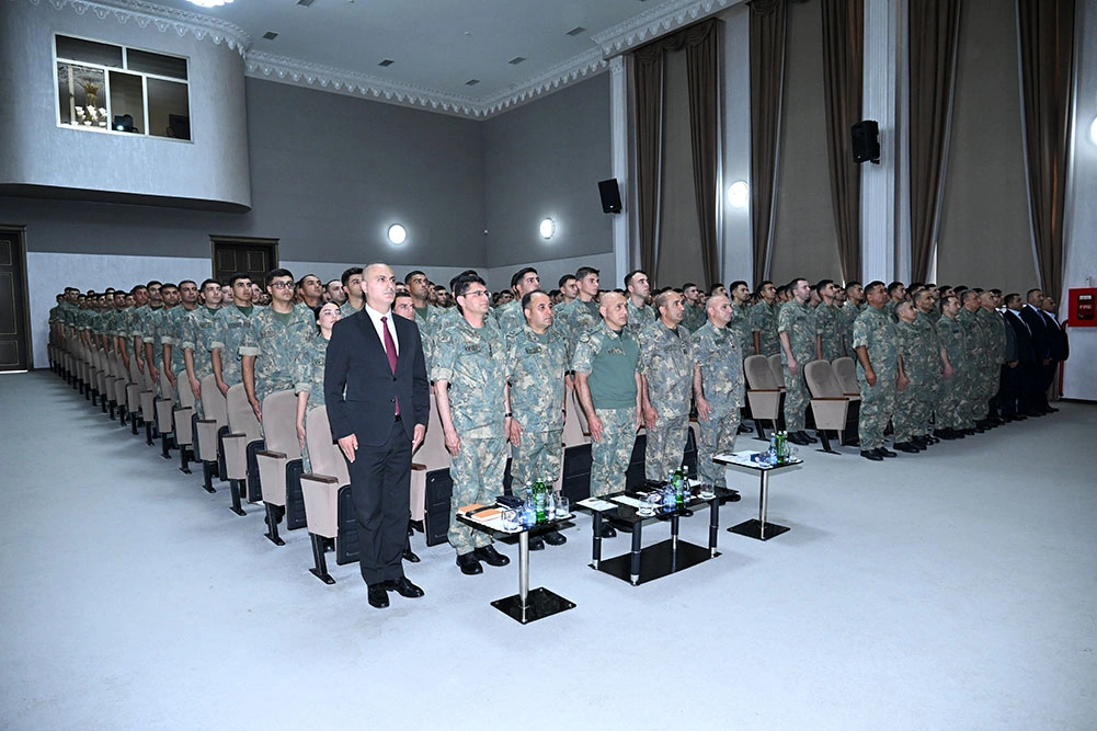 “Ehtiyat zabit hazırlığı kursu”nun növbəti buraxılış mərasimi keçirilib - FOTO