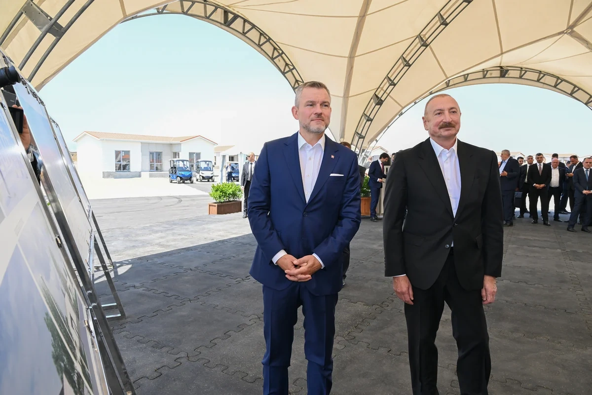Azərbaycan və Slovakiya prezidentləri Baş Qərvənddə - FOTOLAR