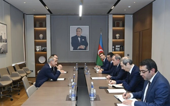 Ceyhun Bayramov ATƏT Parlament Assambleyasının Prezidenti ilə görüşdü - FOTO
