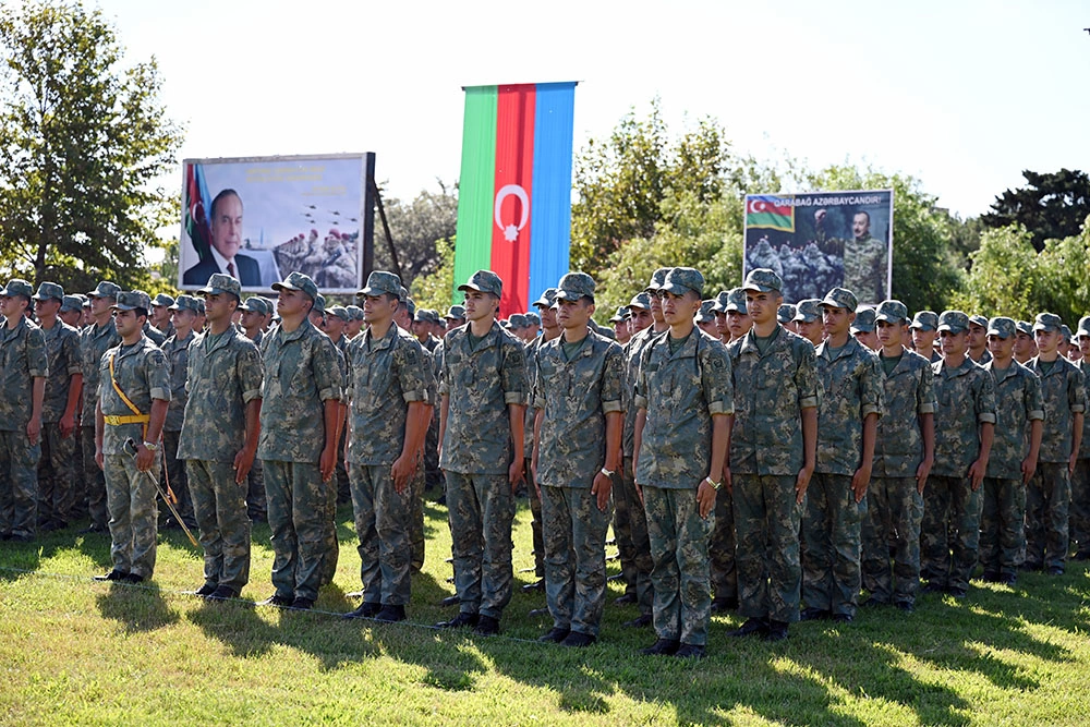 Heydər Əliyev adına Hərbi İnstitutda andiçmə mərasimi keçirildi - FOTO/VİDEO
