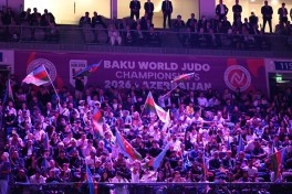 İlham Əliyev cüdo üzrə dünya çempionatının açılış mərasimini izləyib - YENİLƏNİB - FOTO