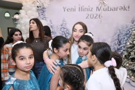 Leyla Əliyeva, Arzu Əliyeva və Alena Əliyeva xüsusi qayğıya ehtiyacı olan uşaqlar üçün təşkil olunan bayram şənliyində iştirak ediblər - FOTO