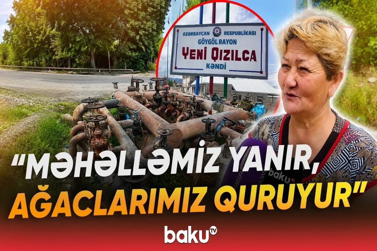 Göygöldə kənd sakinləri illərdir içməli su problemindən əziyyət çəkirlər - VİDEO