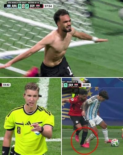Məşhur ingilis hakim Argentinaya qarşı matçda Misirin qolunun sayılmamasını kəskin tənqid etdi...-"The Athletic"