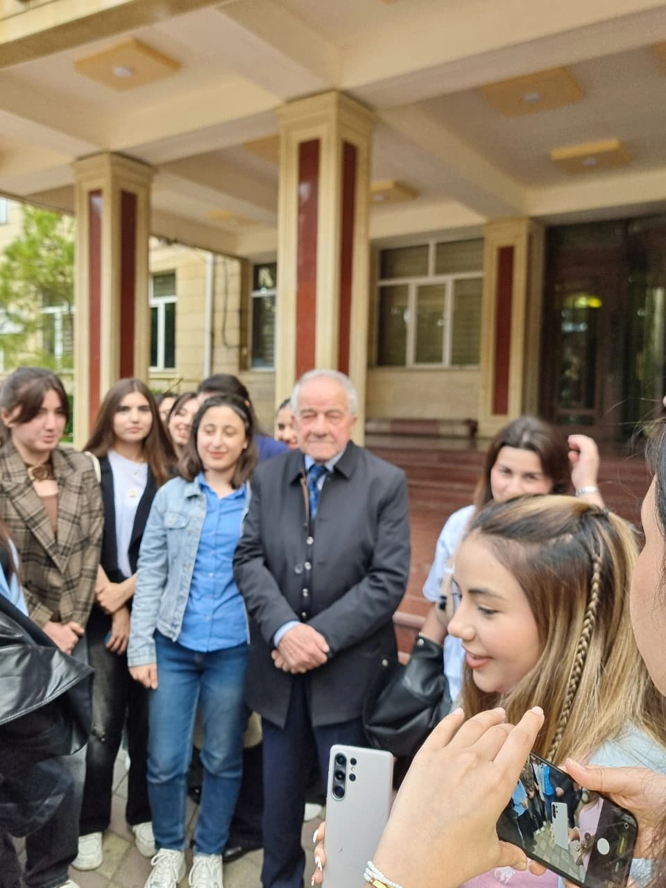 Seyran Səxavət Bakı Dövlət Universitetində tələbələrlə görüşüb - FOTOLAR