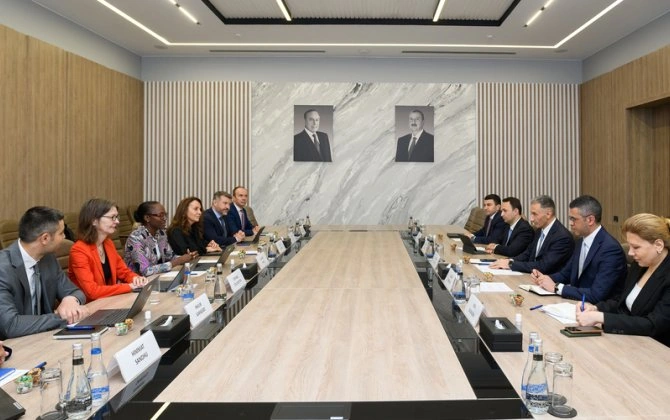 Rəşad Nəbiyev Dünya Bankının nümayəndə heyəti ilə görüşüb