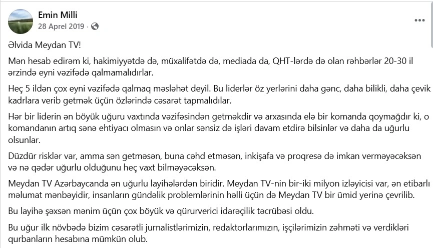 Məkrli oyunların "Meydan"ı