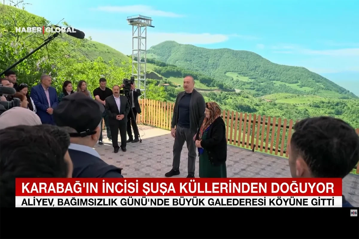 İlham Əliyevin Böyük Qaladərəsində sakinlərlə səmimi söhbəti: "Haber Global"ın reportajı - VİDEO