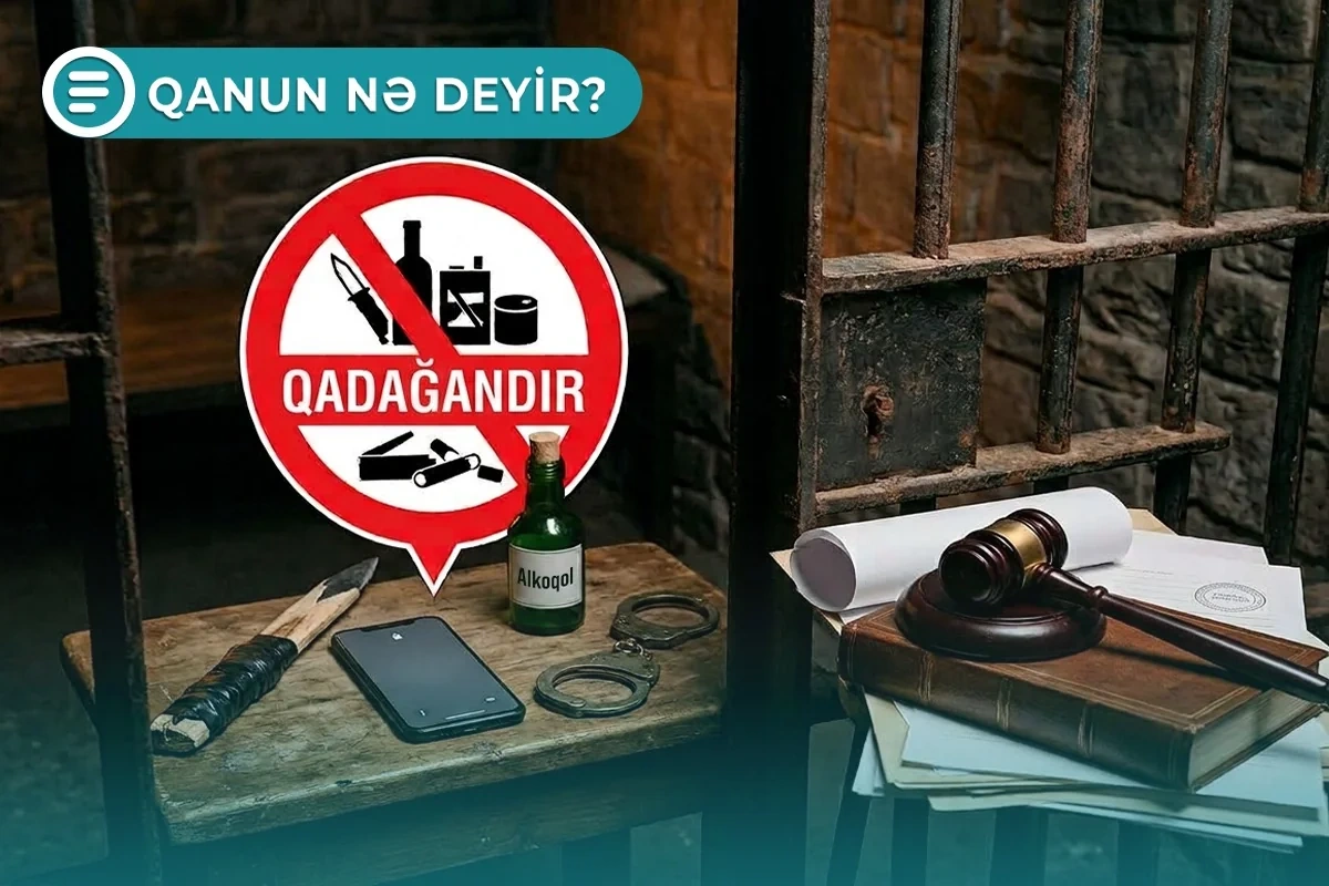 Bəzi əşyaları həbsxanada hazırlamaq olmaz - Qanun nə deyir? - VİDEO