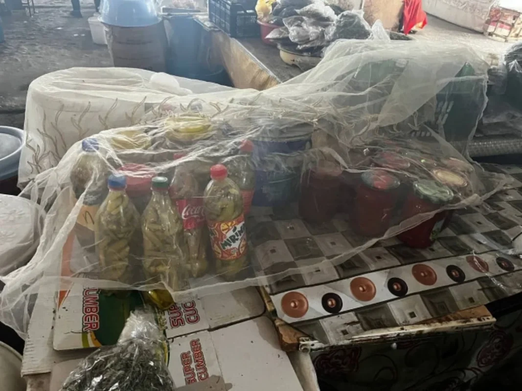 Bərdə ərzaq bazarında nöqsanlara görə protokol tərtib olundu - FOTO