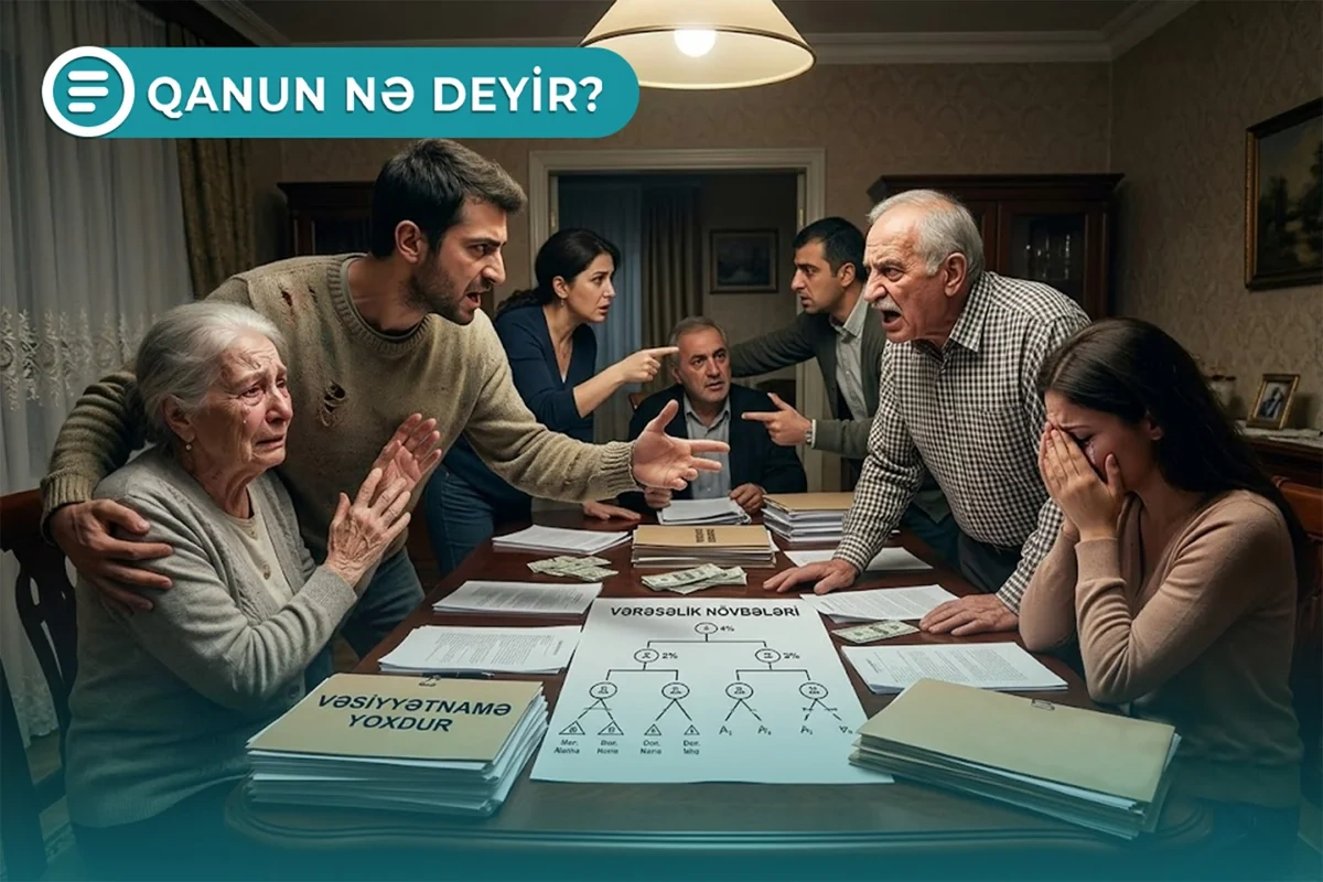 Vəsiyyətnamə olmadan mirasın bölüşdürülməsi qaydası - Qanun nə deyir? - VİDEO