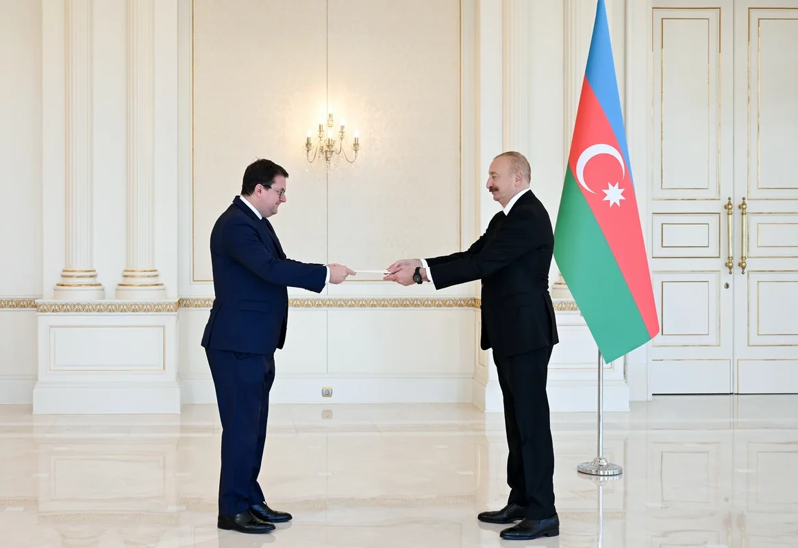 İlham Əliyev Avstriyanın Azərbaycana yeni təyin olunmuş səfirini qəbul etdi - FOTO