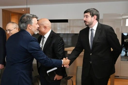 Prezident İlham Əliyev Davosda Braziliyanın “BTG Pactual” şirkətinin sədri ilə görüşüb - FOTO