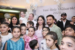 Leyla Əliyeva, Arzu Əliyeva və Alena Əliyeva xüsusi qayğıya ehtiyacı olan uşaqlar üçün təşkil olunan bayram şənliyində iştirak ediblər - FOTO