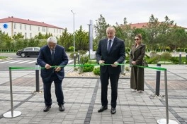 Prezident Milli Aviasiya Akademiyasında Beynəlxalq Təlim Mərkəzinin açılışında iştirak edib - FOTO