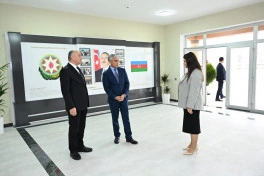 Ucarda Heydər Əliyev Fondunun təşəbbüsü ilə inşa olunan məktəb istifadəyə verilib - FOTO
