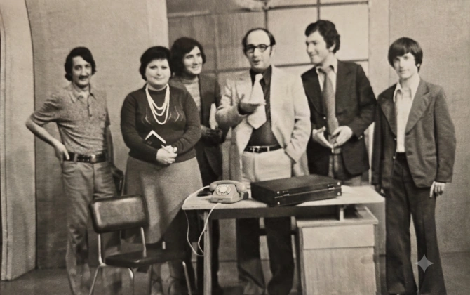 AzTV-nin qızıl dövründən nadir kadr: “Səhər görüşləri”nin 1978-ci il çəkilişindən unudulmaz foto