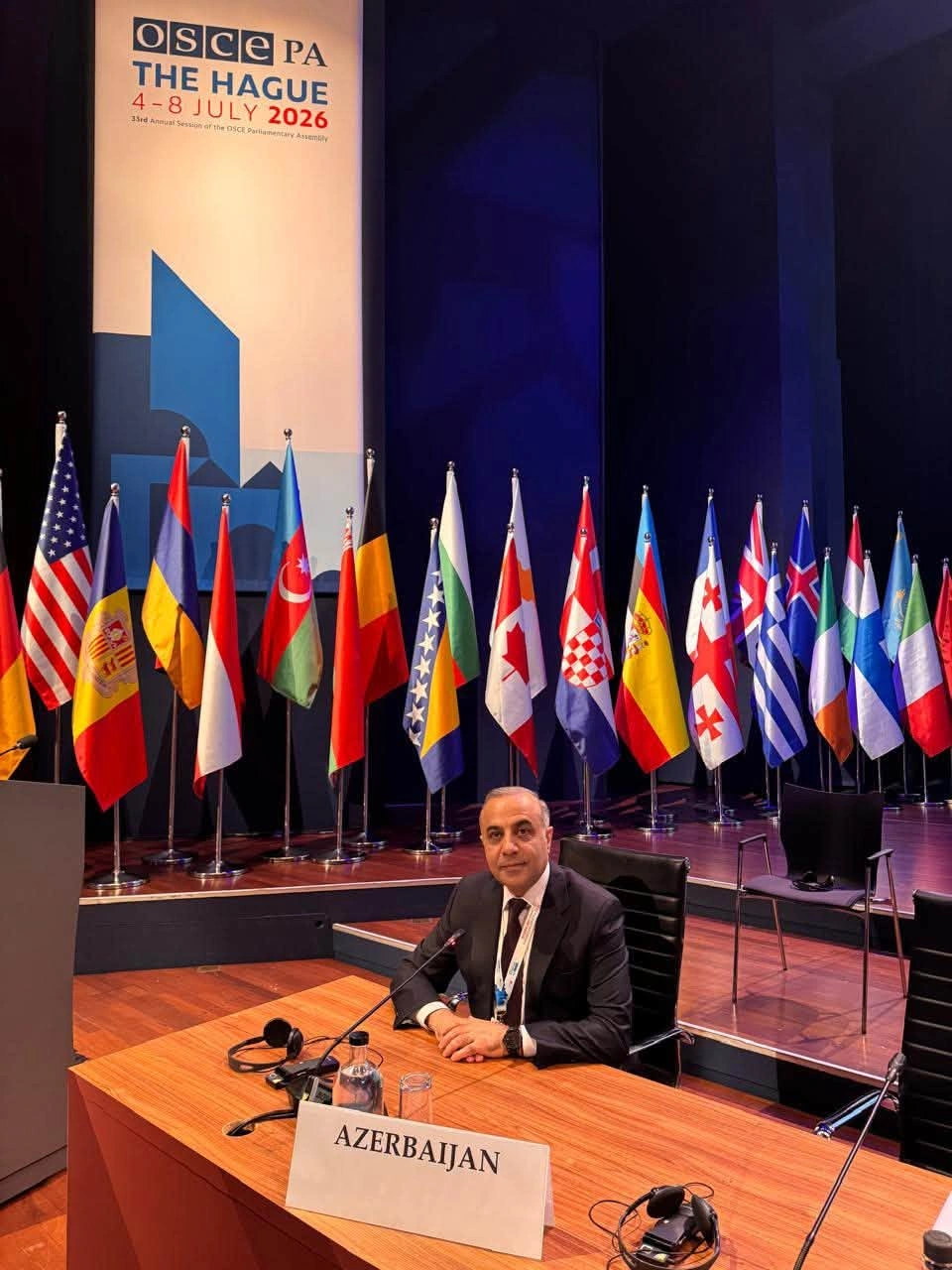 Azay Quliyev ATƏT PA-nın İqtisadi Komitəsinə yenidən sədr seçildi - FOTO