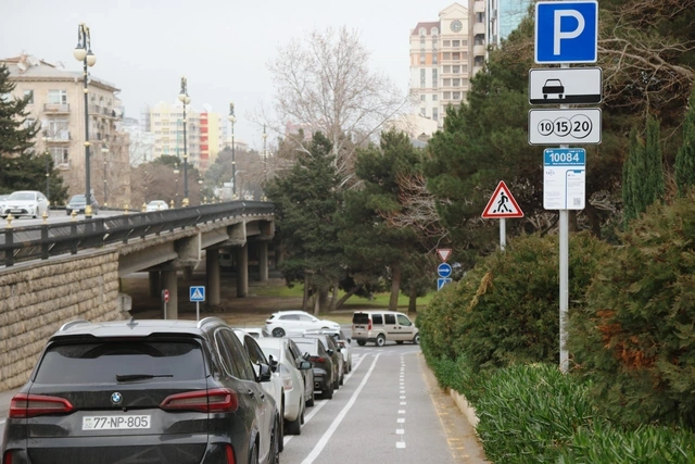 Paytaxtda yeni parklanma yerləri təşkil edilib - FOTO
