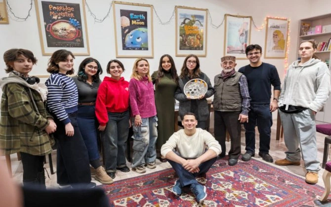 Leyla Əliyeva “ANİMAFİLM Studio”nun qonağı olub - FOTO