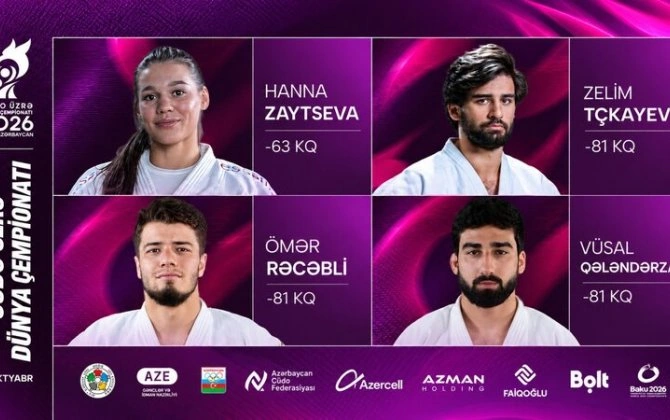Dünya çempionatı: 4 cüdoçumuz tatamiyə çıxacaq