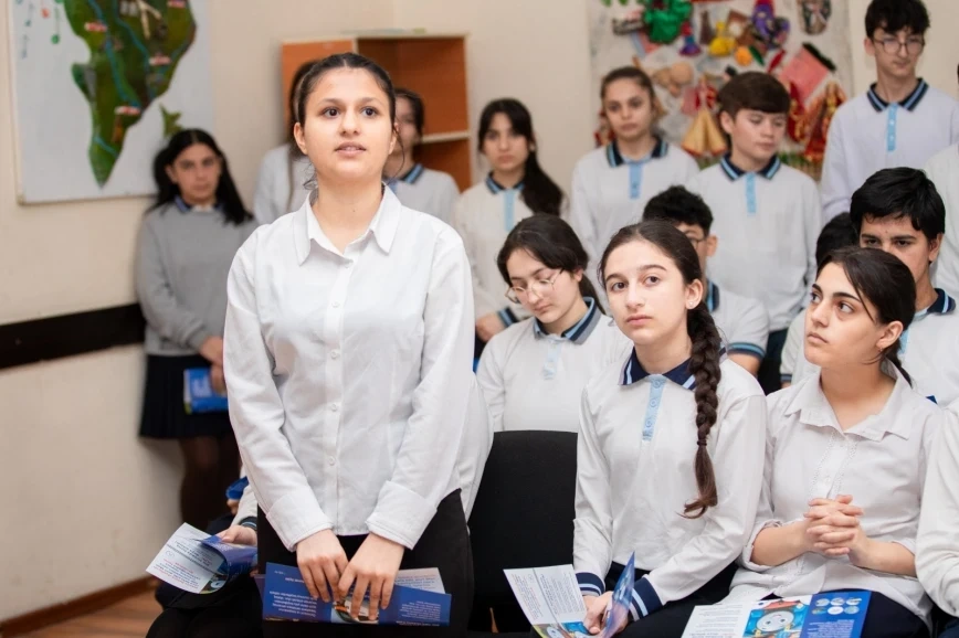 ADY məktəblilər üçün növbəti maarifləndirmə tədbiri keçirdi - FOTOLAR