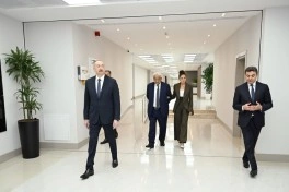 Prezident Milli Aviasiya Akademiyasında Beynəlxalq Təlim Mərkəzinin açılışında iştirak edib - FOTO