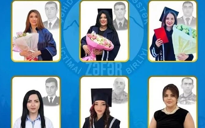 Şəhid xanımları tələbə adını qazandı – SİYAHI