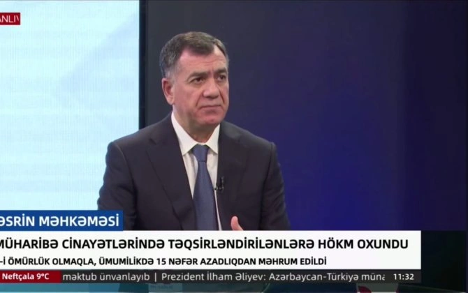 Qüdrət Həsənquliyev REAL TV-yə müsahibə verib - VİDEO
