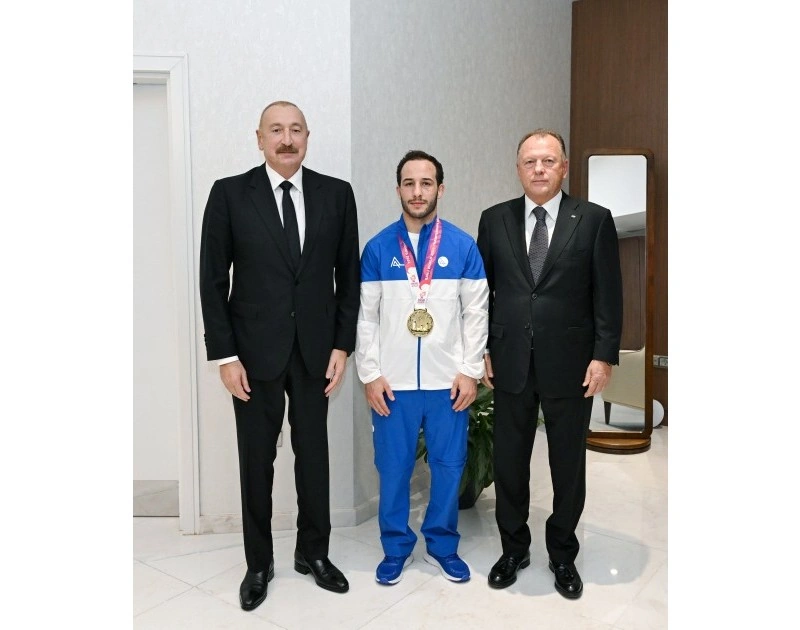 İlham Əliyev cüdo üzrə dünya çempionatının açılış mərasimini izləyib - YENİLƏNİB - FOTO